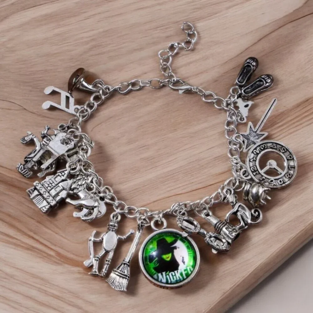 Wicked Musical Charm Bracelet | Silver-Tone | One Size - Picture 1 of 3